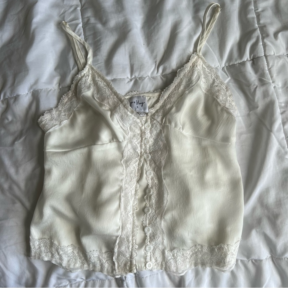 Princess Polly White Lace Top